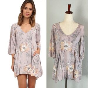 Free People Eyes On You Floral Mini Dress